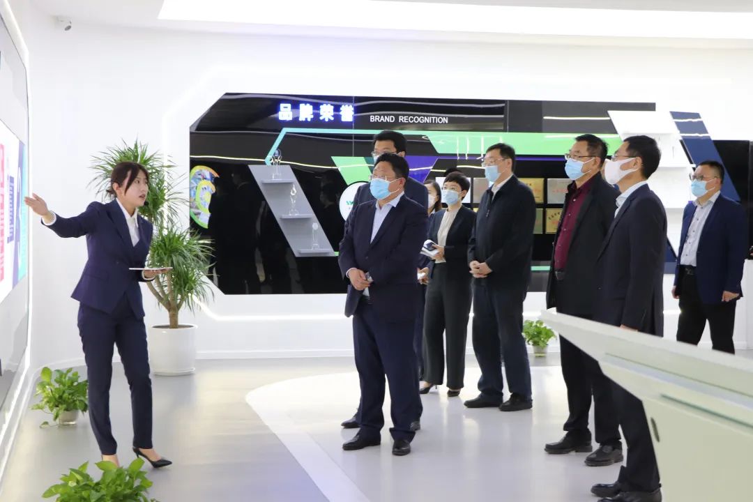 青岛市民营经济发展局郭振栋局长一行莅临bv伟德源自英国始于1946督导调研