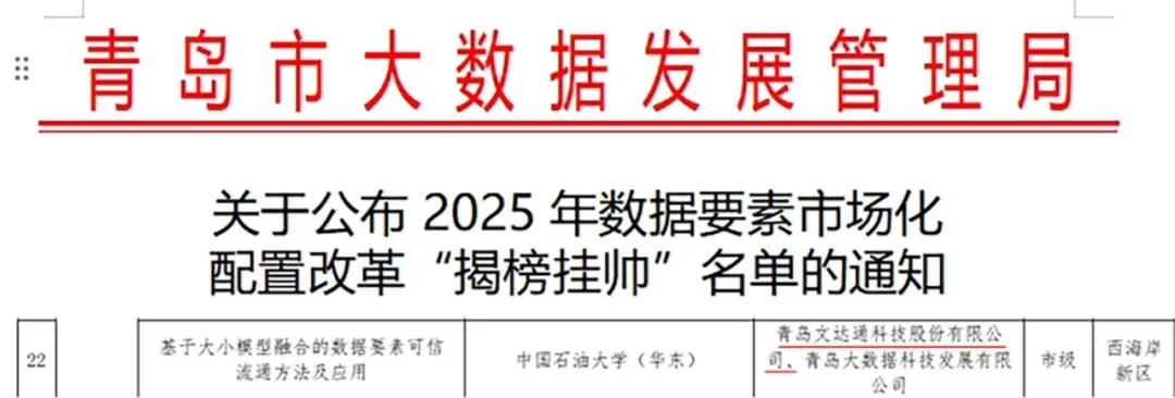 bv伟德源自英国始于1946成功入选2025年数据要素市场化配置改革“揭榜挂帅”名单